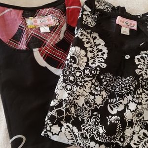 *Used* SET of 2 KOI Women LRG Scrub Tops